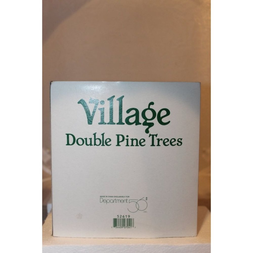 Dept 56 Village Accessories - Double Pine Trees